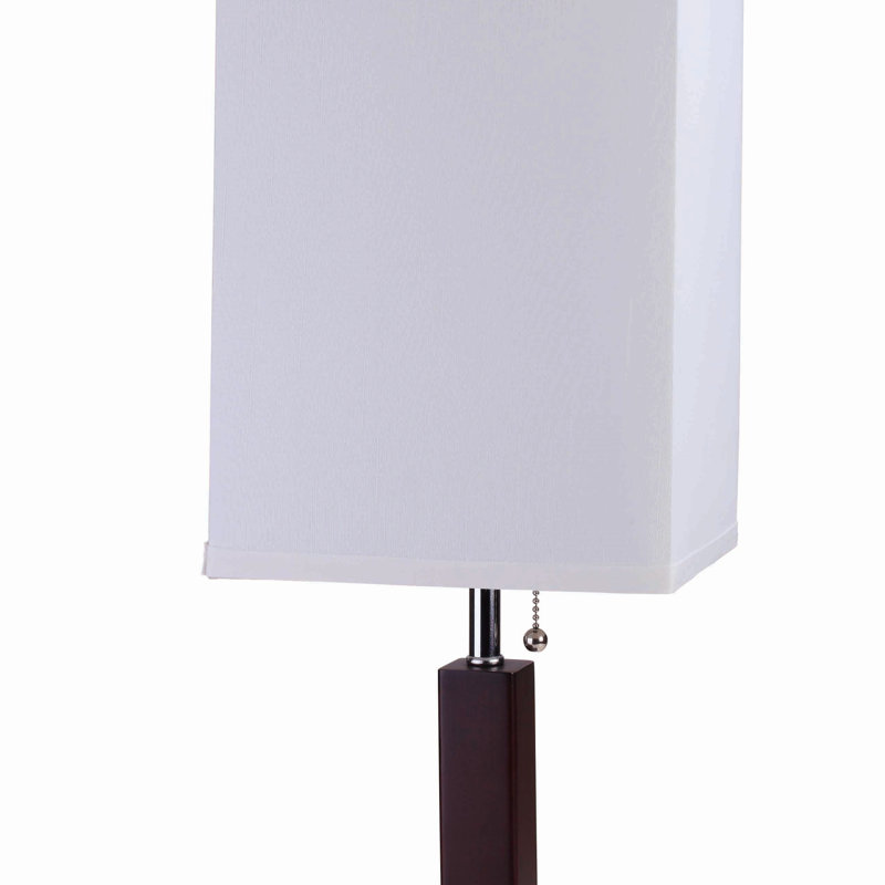 LAMPE DE TABLE EN BOIS CARRÉE DE 26 po H (1 PC / RTC), différents styles de décoration