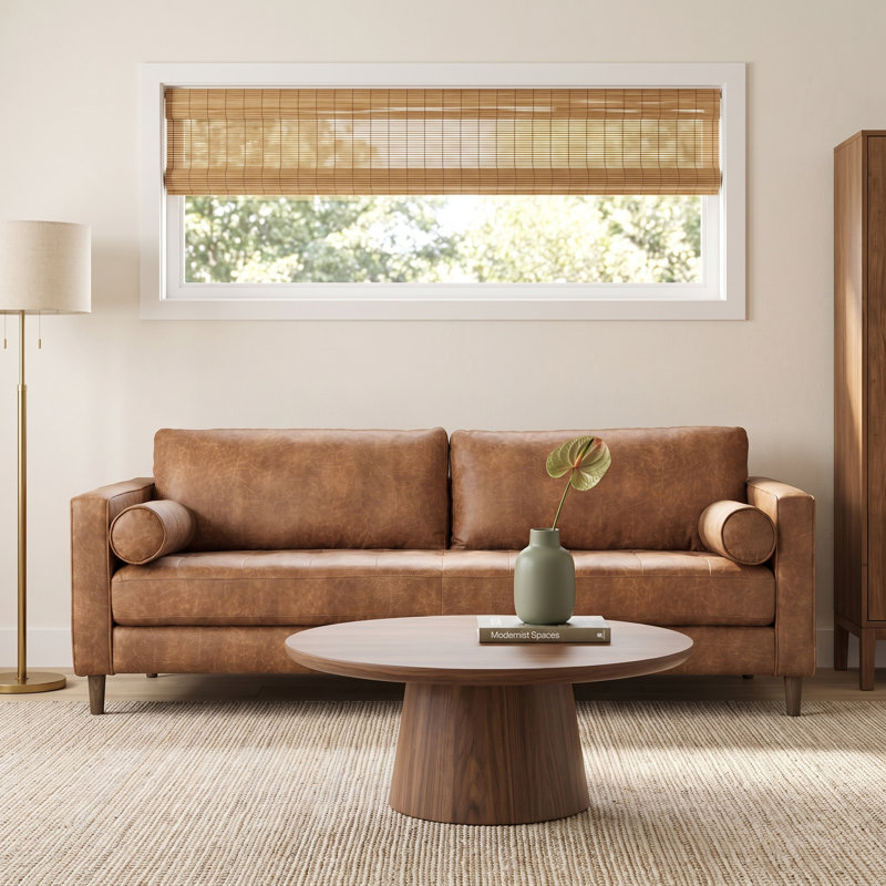 Stephon 87.99 " Faux Leather Sofa