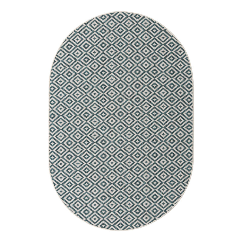Rufina Costa Rica Indoor/Outdoor Rug, Oval 5'3" x 8'