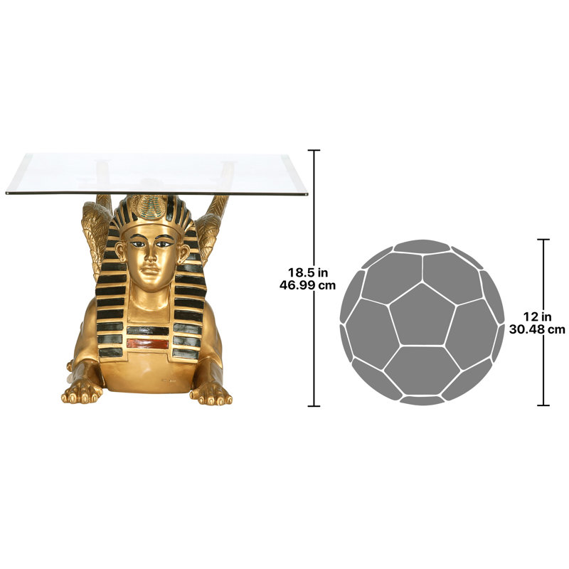 Kristopher Sphinx Figurine Coffee Table