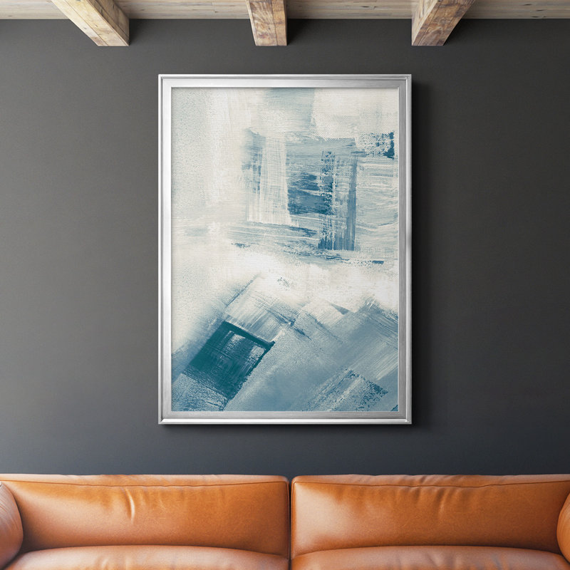 Wind Blown II Silver Framed Abstract Print
