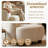 Amoban 38.00"W White Chenille Upholstered Barrel Accent Chair with Pillow, Rounded Armrests.-1479555584