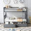 Lit superposé simple au-dessus de simple avec tiroirs, lits convertibles-779467675-779467674