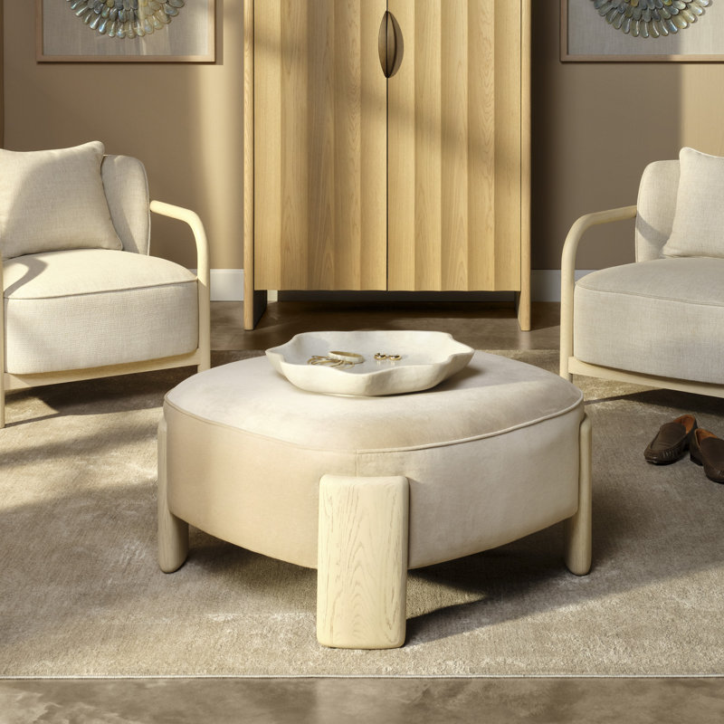 Tarte Square Ottoman, Grey