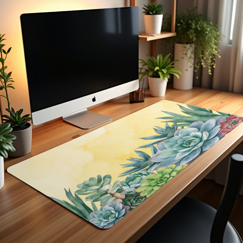 Polyester Desk Pad, 31.5x15.5