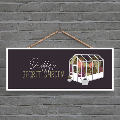 Janesville Daddy's Secret Garden Signs and Plaques
