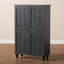18 Pair Shoe Storage Cabinet