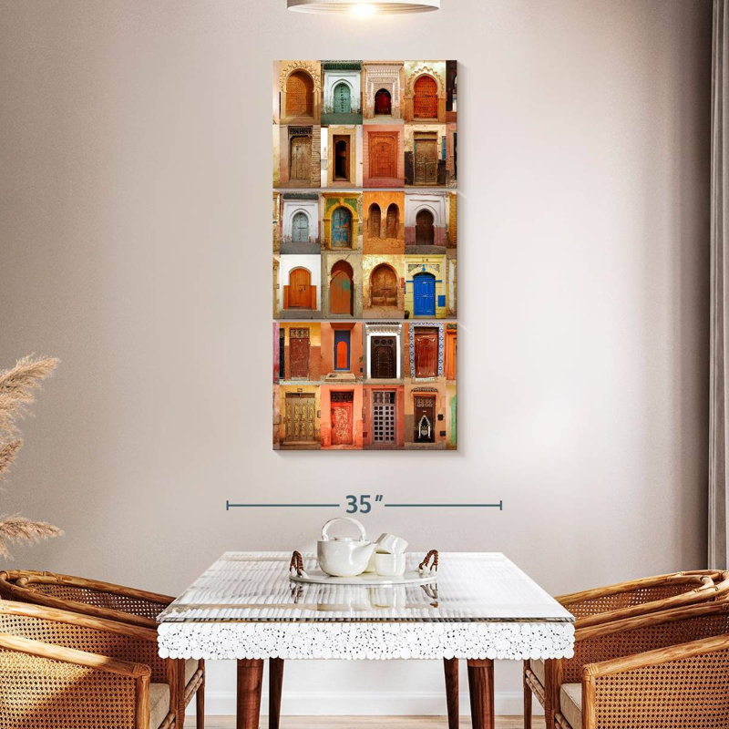 Portes marocaines, H 52 po x l 24 po
