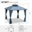 Auvent de toit double 12X12ft