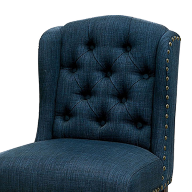 Upholstered Counter Stool with Solid Wood Frame, Counter Stool (25.25” Seat Height)