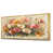 Toile avec cadre flottant or