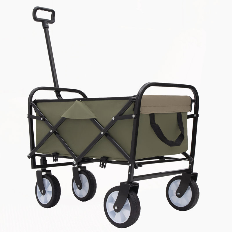 Chariot pliable pliable pliable, Vert