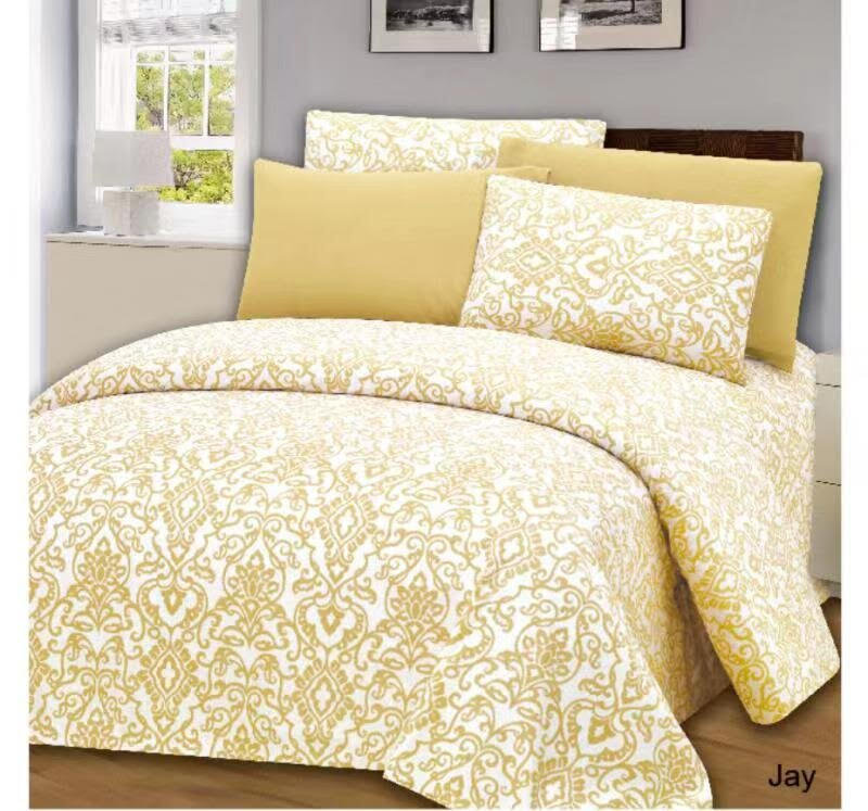 Microfiber Paisley Sheet Set, Queen Sheet Set with 5 Additional Pieces