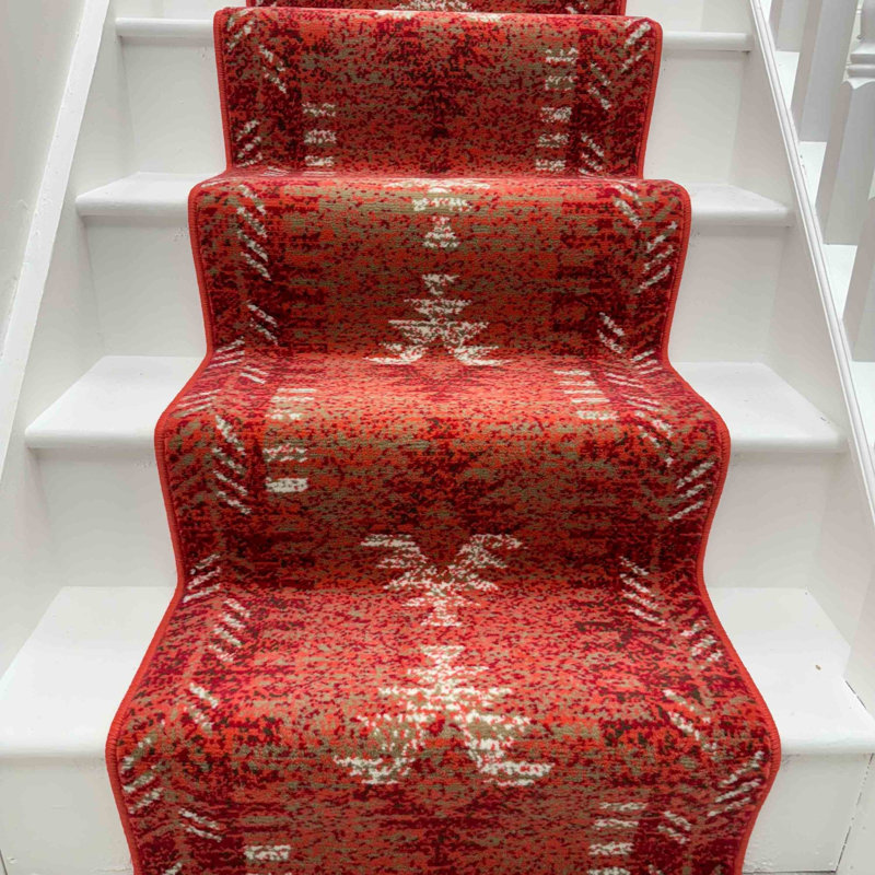 Stair Runner Geometric Area Rug, Stair Runner 60 x 600 cm
