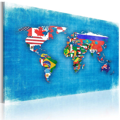Drapeaux du monde à Hanceville