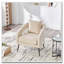 Chaise d'appoint rembourrée en velours-1167753842