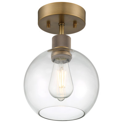 Southglenn Glass Semi Flush Mount