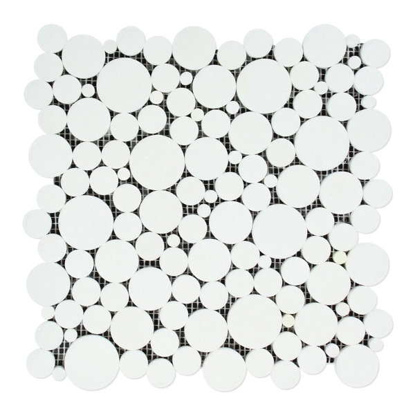 Marble Penny Round Mosaic Wall & Floor Tile