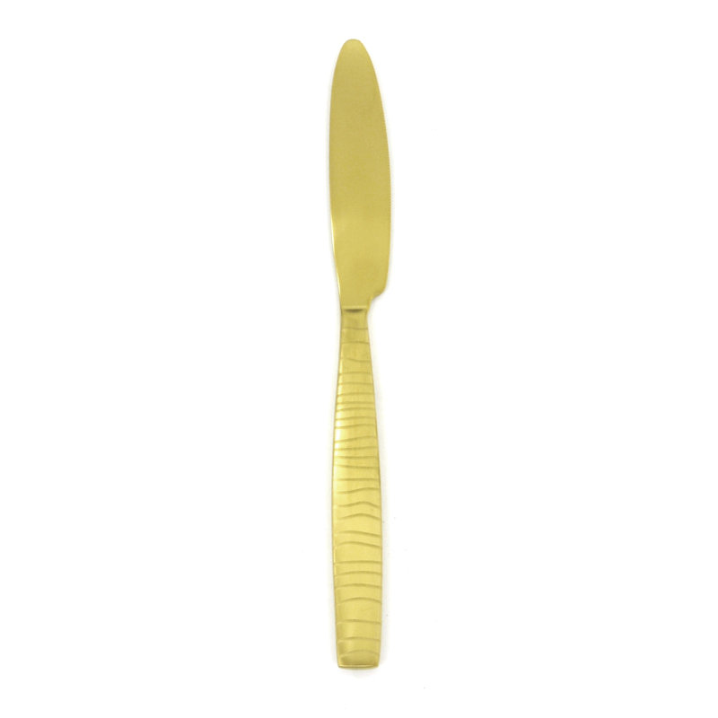 Tigre Table Knife - 48 Pieces, Ice Gold