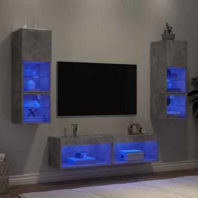 Unfinished Entertainment Centre for TVs up to 28" with Fireplace Included