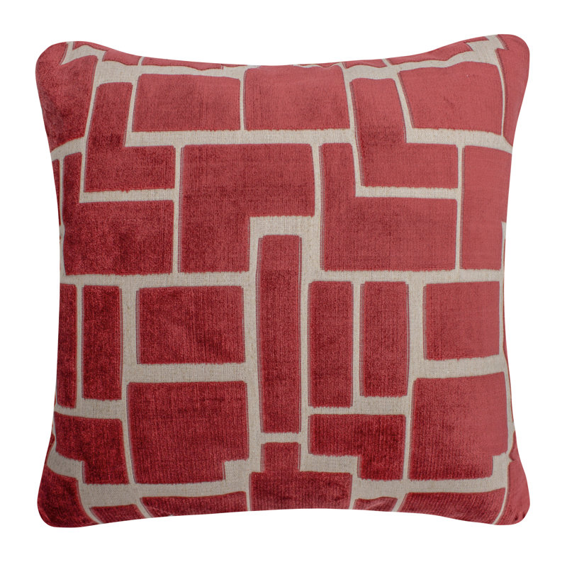 Housse de coussin Aura, Vert, Polyester/ Bourre en polyester