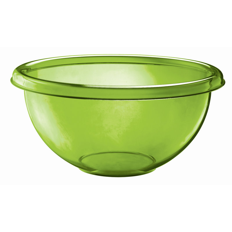 Happy Hour Salad Bowl, 6.9" Diameter, Green