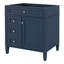 Meuble-lavabo de salle de bain de 30 po sans lavabo supérieur, armoire de rangement moderne avec 2 tiroirs et un tiroir rabattable (BASSIN INCLUS)-2023223375-2023223376