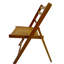 Chaise pliante en bois massif (4) - Couleur miel pour différents espaces, pliant 4 chaises à usages multiples-1828727626