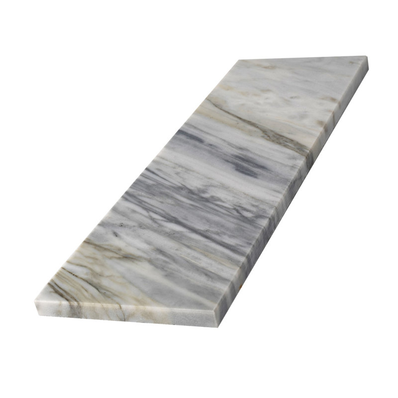 4" X 12" Honed Subway Marble Tile, Dark Gray