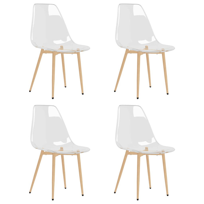 47cm H Side Chair, Black, Black, 4