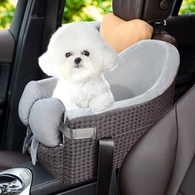 Dog Car Seats for Small Dog,Center Armrest Pet Booster Seat Puppy Travel Carrier for Car -  ATCHISON, 9061