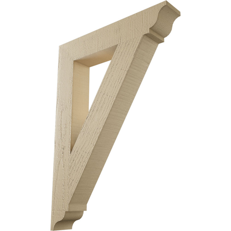 Support traditionnel en cèdre brut à grain de bois TimberThane, H 28 po x l 3,5 po x P 20 po