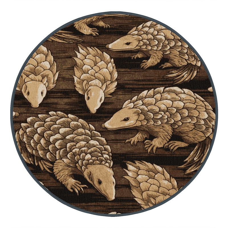  Tapis lavable Pangolin, Rectangulaire 3 pi x 5 pi