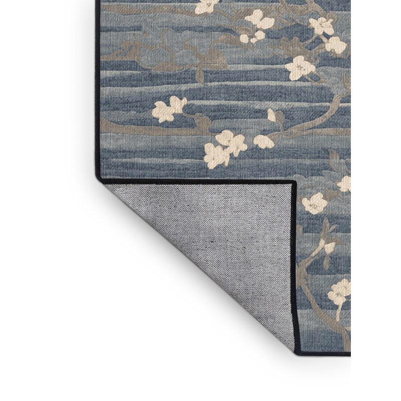 Machine Washable Gray Area Rug