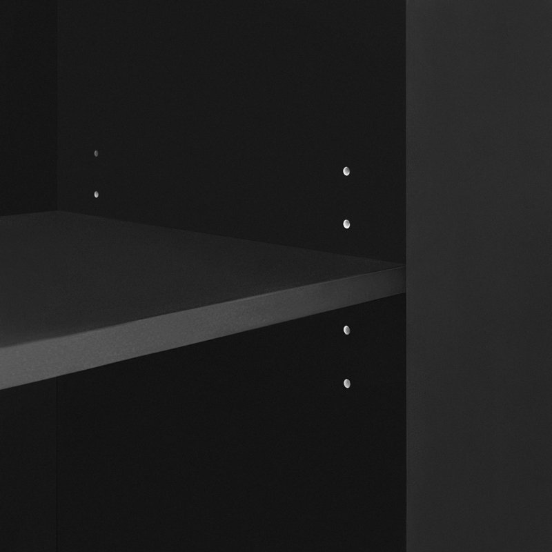 Iris 47.2'' Sideboard With 2 Doors And 2 Drawers, Black