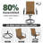 4- Person Round Dining Table With Swivel Chairs-1954123810