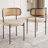 Amett 17.3'' H Upholstered Cane Back Side Chair-893726082