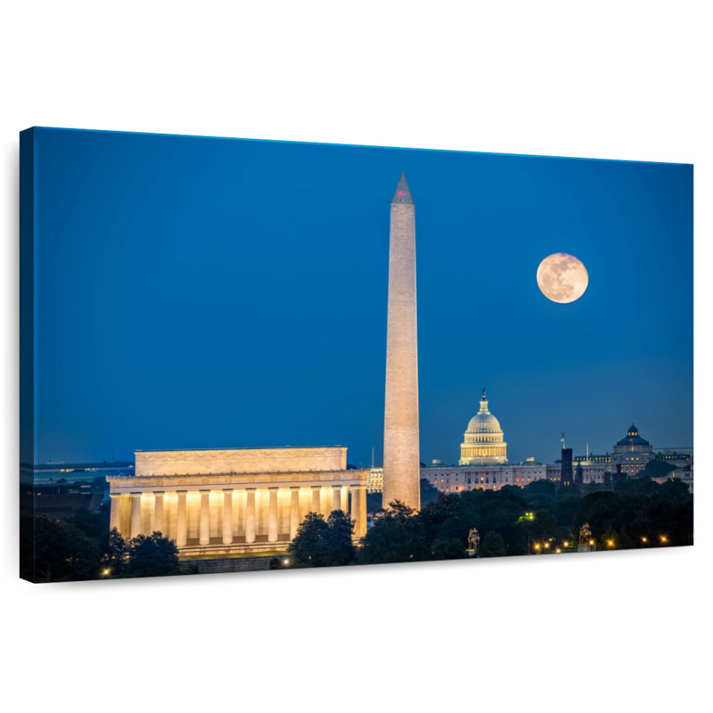 Lilie Washington Monuments, 16" H x 24" W
