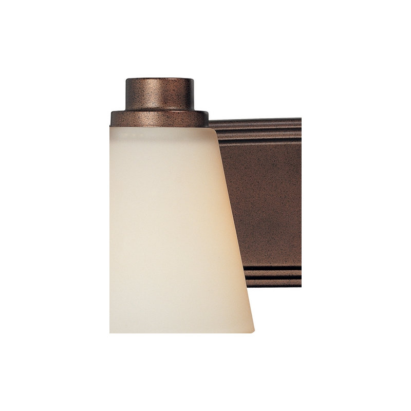 Éclairage pour salle de bain 3 lumières Beddingfield, Bronze héritage