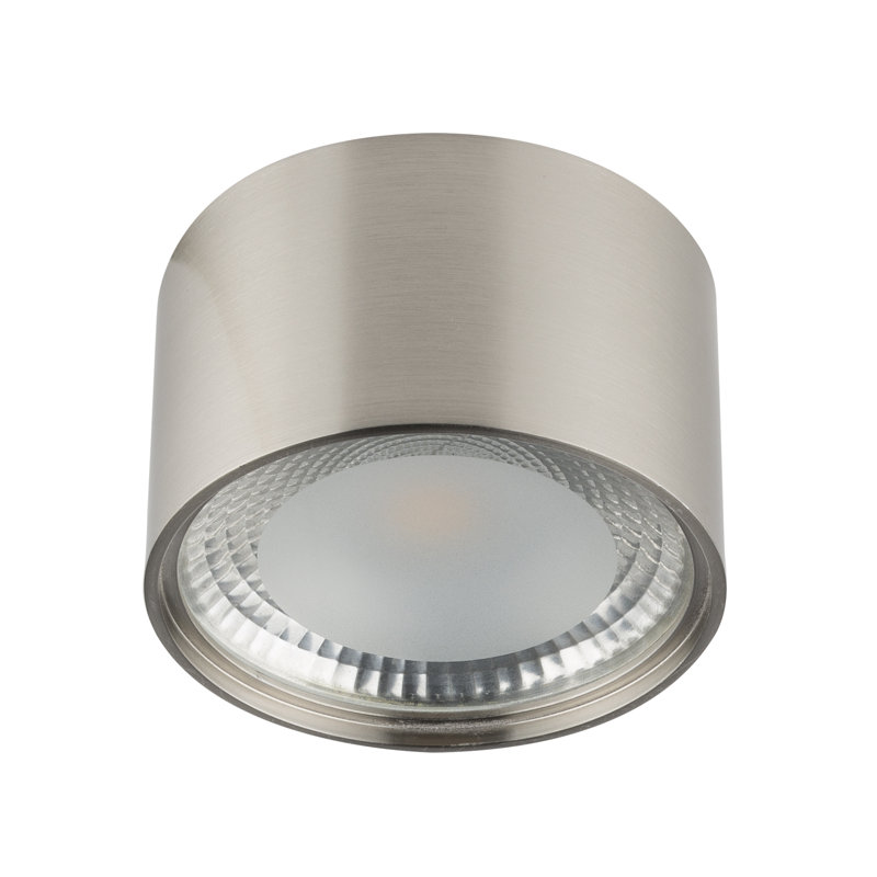 Geier Glass LED Flush Mount, Grey