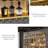 Modern Industrial Wall Mounted Iron Wine Rack