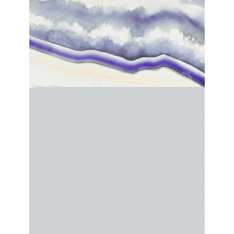 Polyester Sateen Duvet Cover, Twin Duvet, Brown Purple Geode