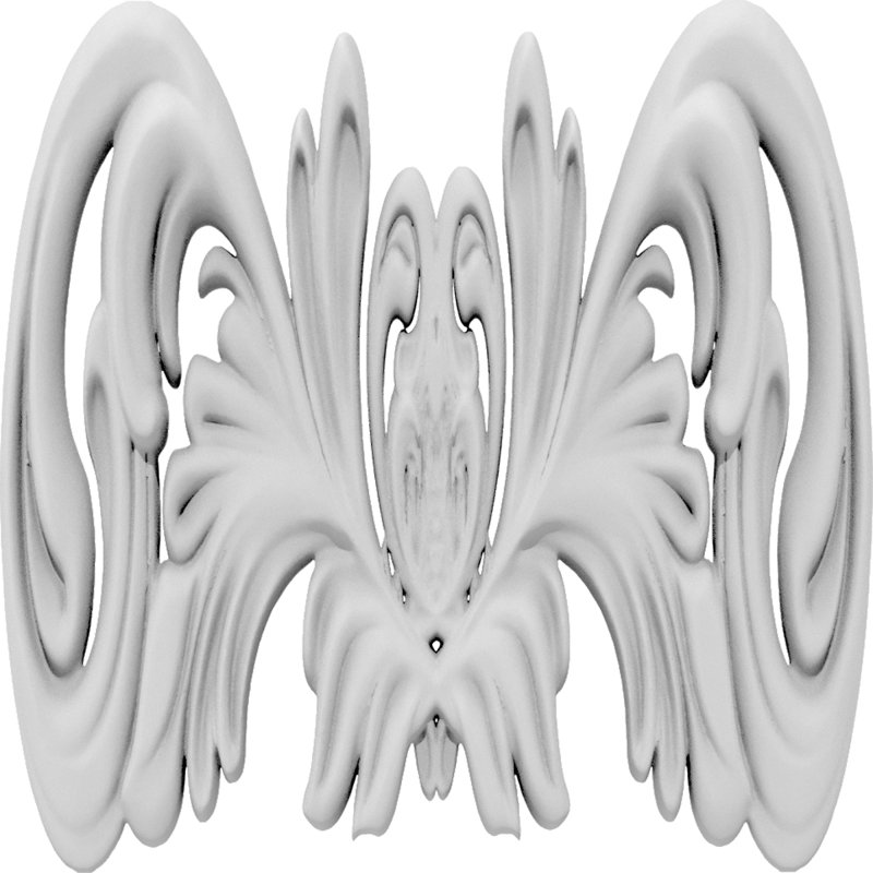 Rosette Fulton, H 1 po x l 1 po x P 0,25 po