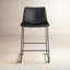 Tabouret de bar et de comptoir en cuir végétalien Nia-286235517-383359852-291823921