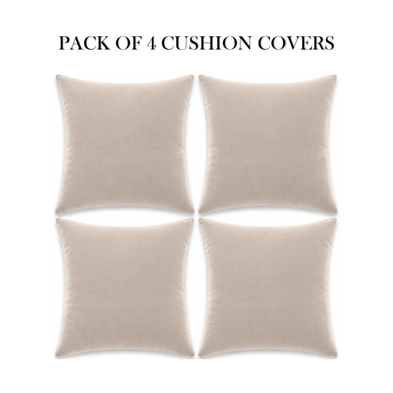 Eva-Sophia Square Scatter Cushion, Beige