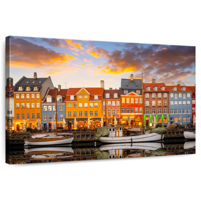 Nicci illuminé le canal de Nyhavn