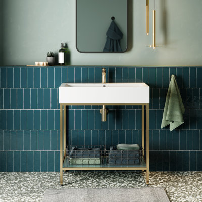 Ensemble de meuble-lavabo autoportant Pierre 32