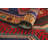 One-of-a-Kind 3'7" x 10'4" New Age Runner Wool Area Rug in Navy and Red