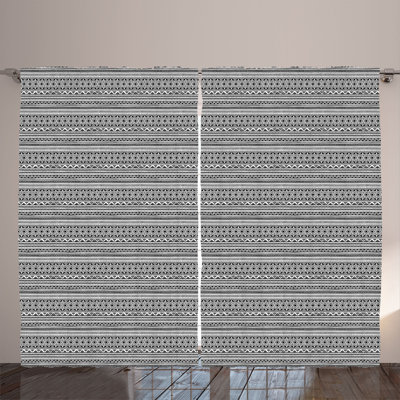 Semi Sheer Curtain Pair