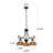 Zainab 3 - Light Glass Chandelier